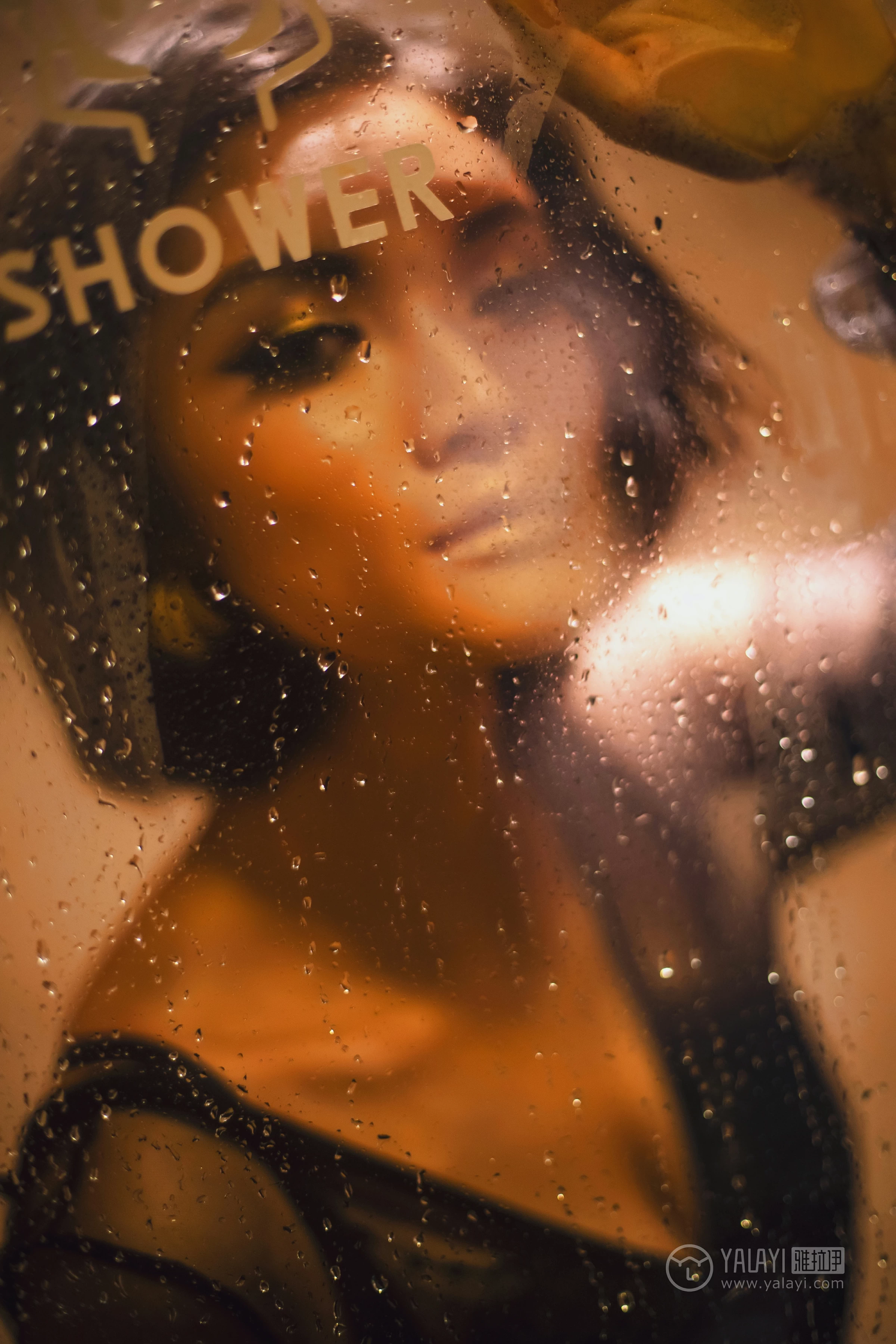 [YALAYI雅拉伊]No.242 一往情深 王艺颖 黑色透视情趣内衣性感私房写真集第14张