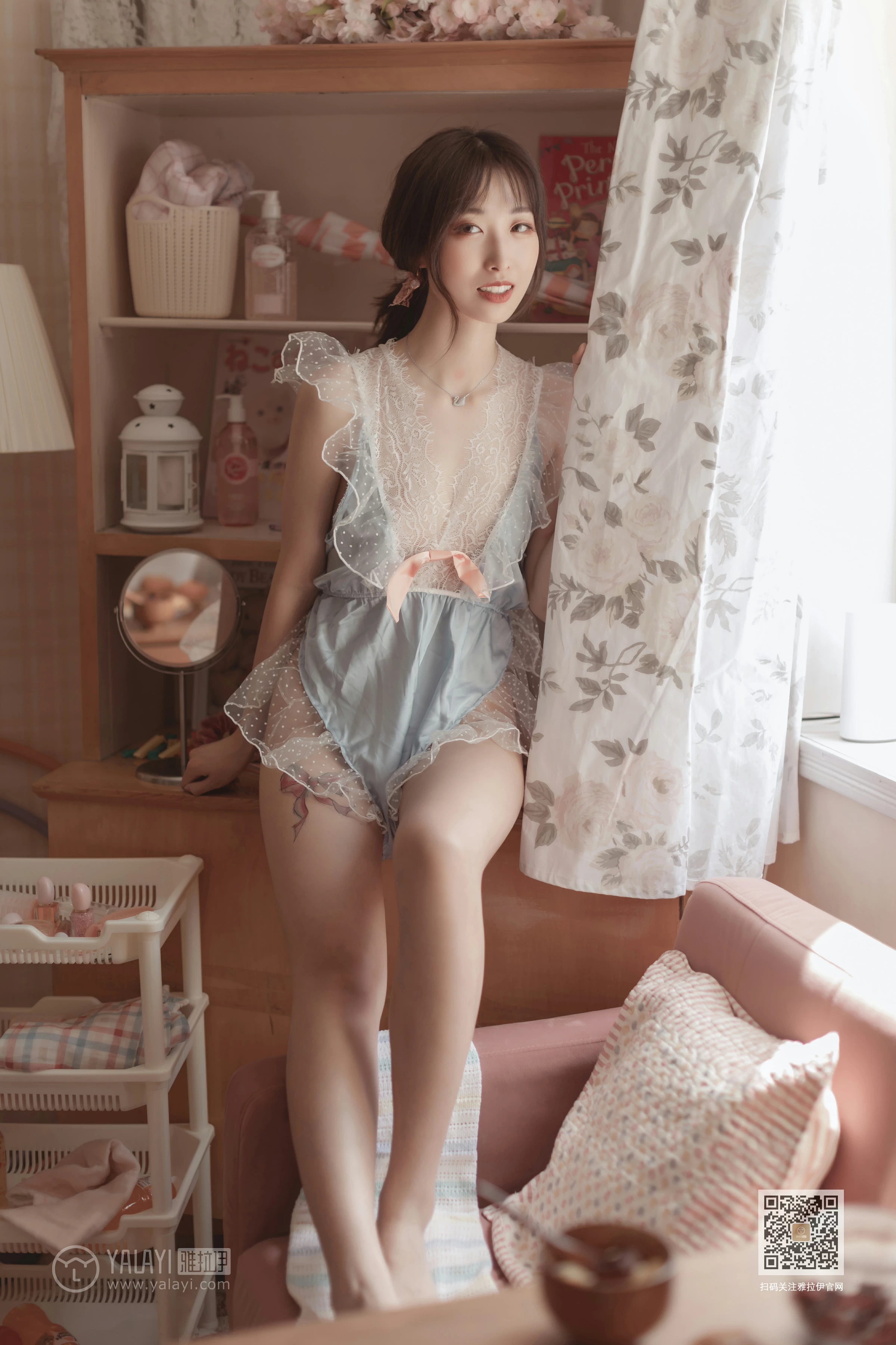 [YALAYI雅拉伊]Vol.443 佳人有约 佳佳 透视情趣内衣性感私房写真集第5张