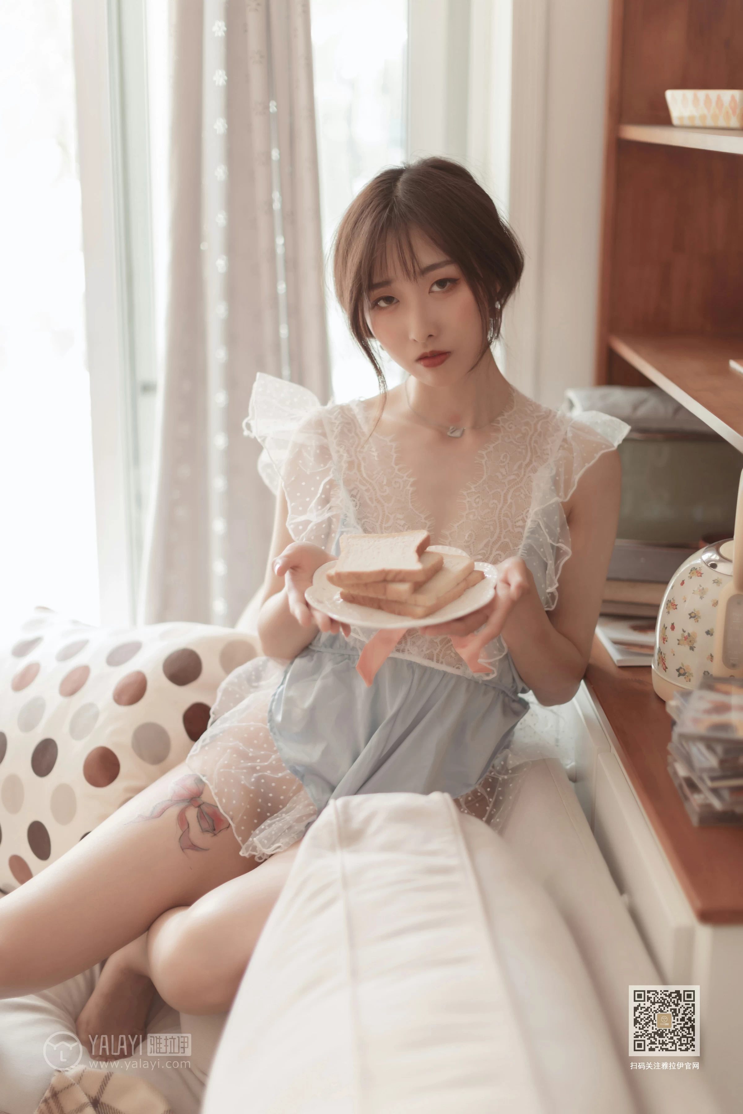 [YALAYI雅拉伊]Vol.443 佳人有约 佳佳 透视情趣内衣性感私房写真集第15张