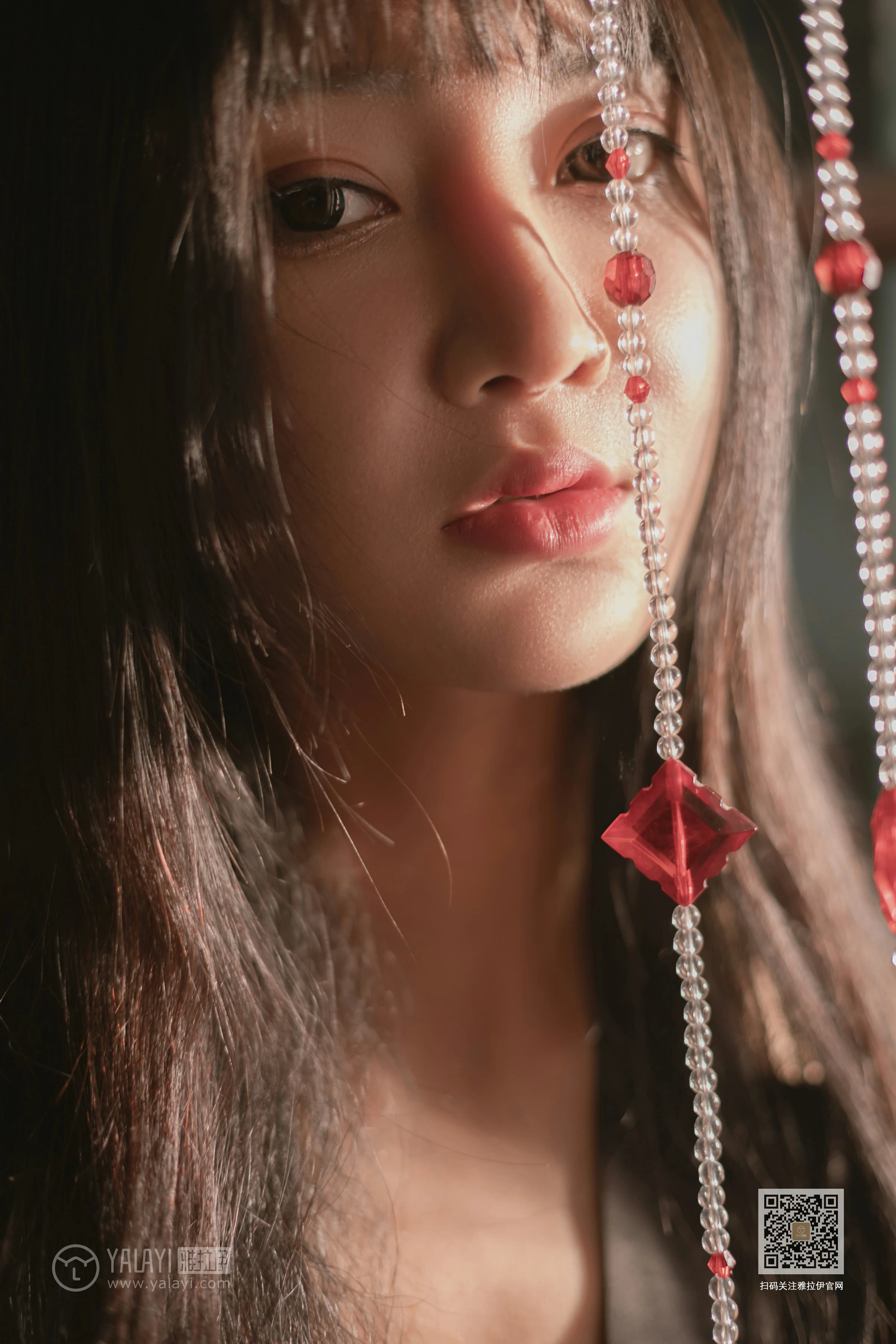 [YALAYI雅拉伊]Vol.494 帘卷美人绰态 韩熙 黑色透视睡衣性感私房写真集第10张