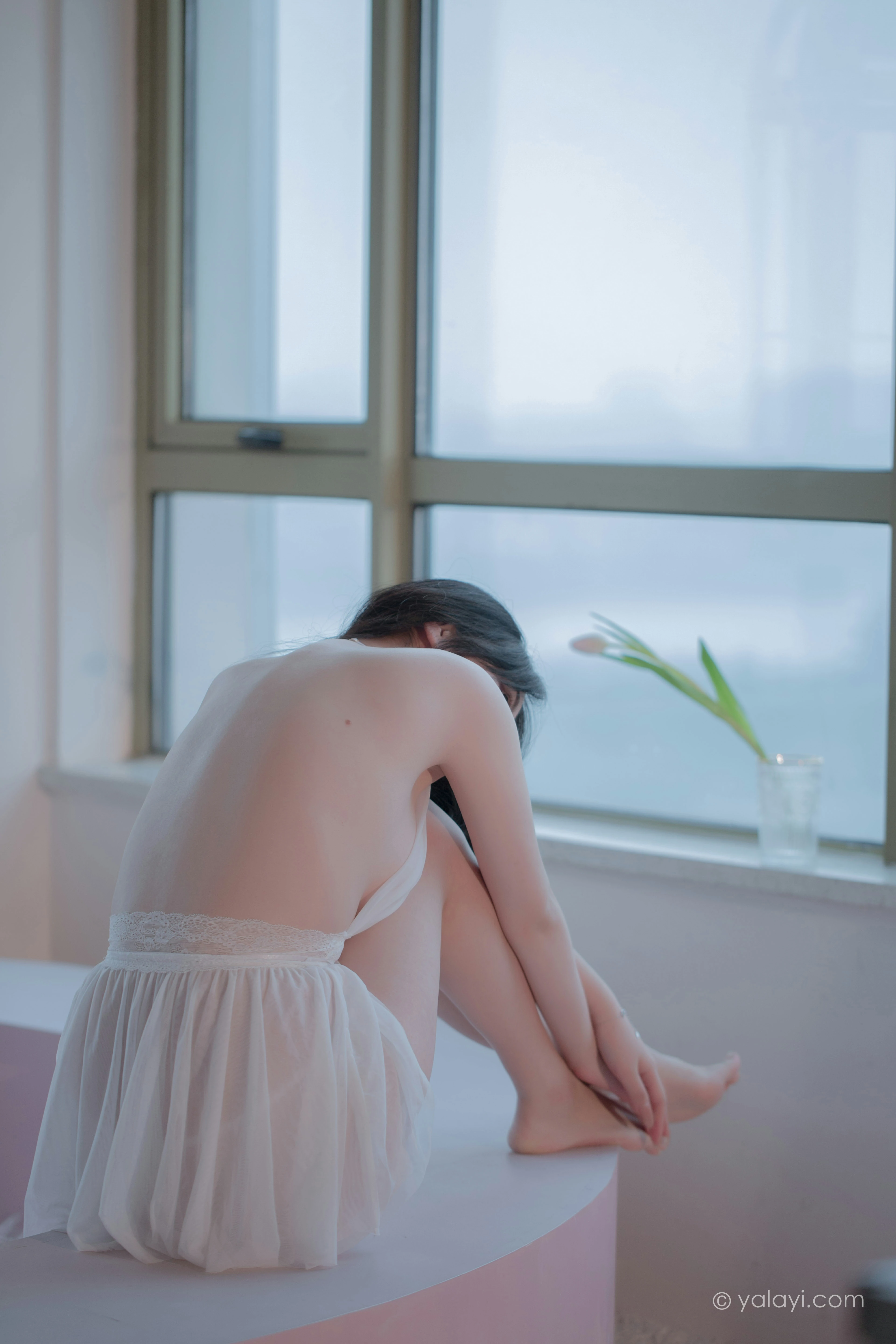 [YALAYI雅拉伊]NO.792 笼子里的鸟儿 璎珞 白色透视情趣内衣性感私房写真集第4张