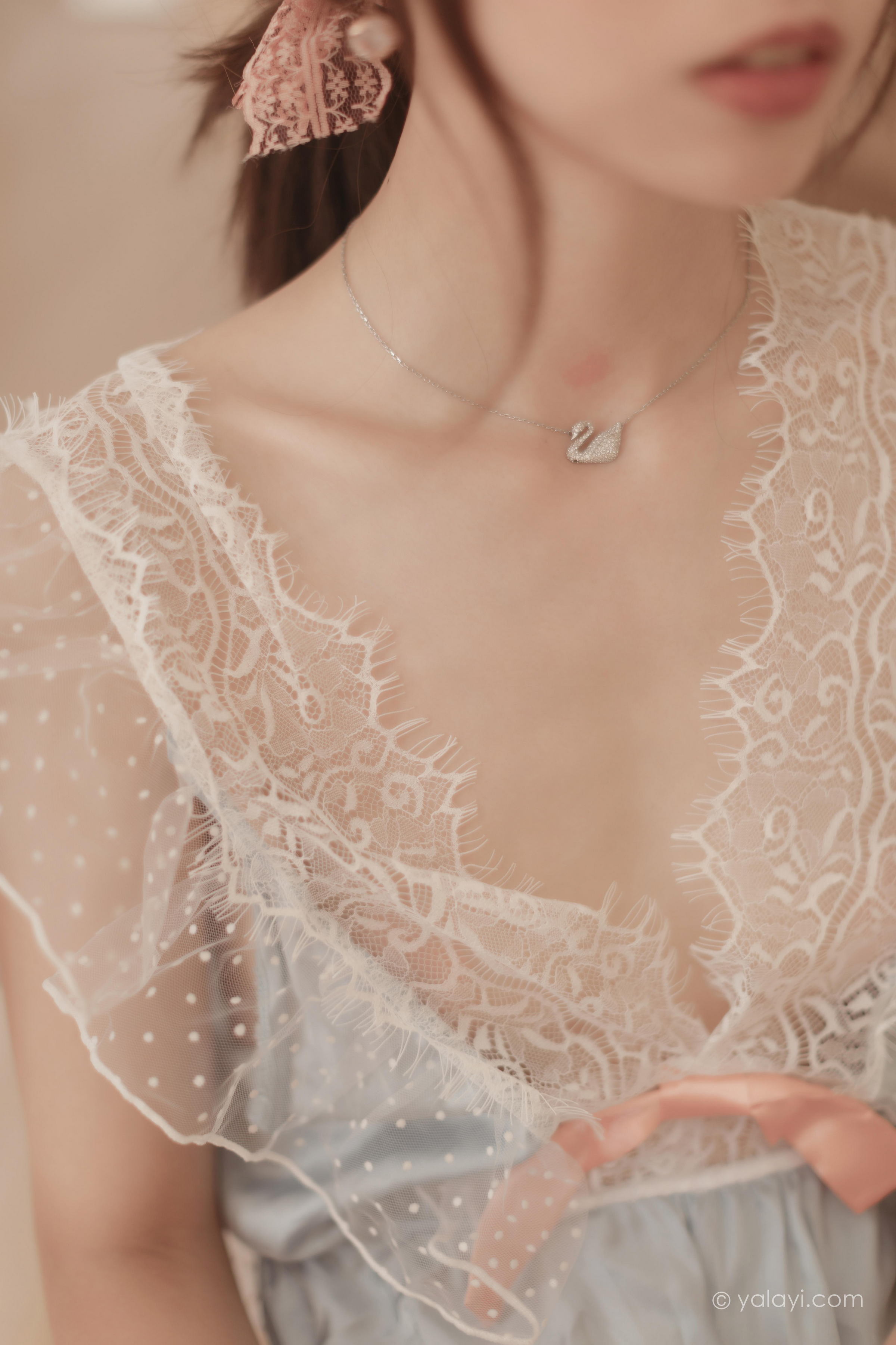 [YALAYI雅拉伊]2022.03.23 佳人有约 佳佳 透视情趣睡衣居家性感私房写真集第15张