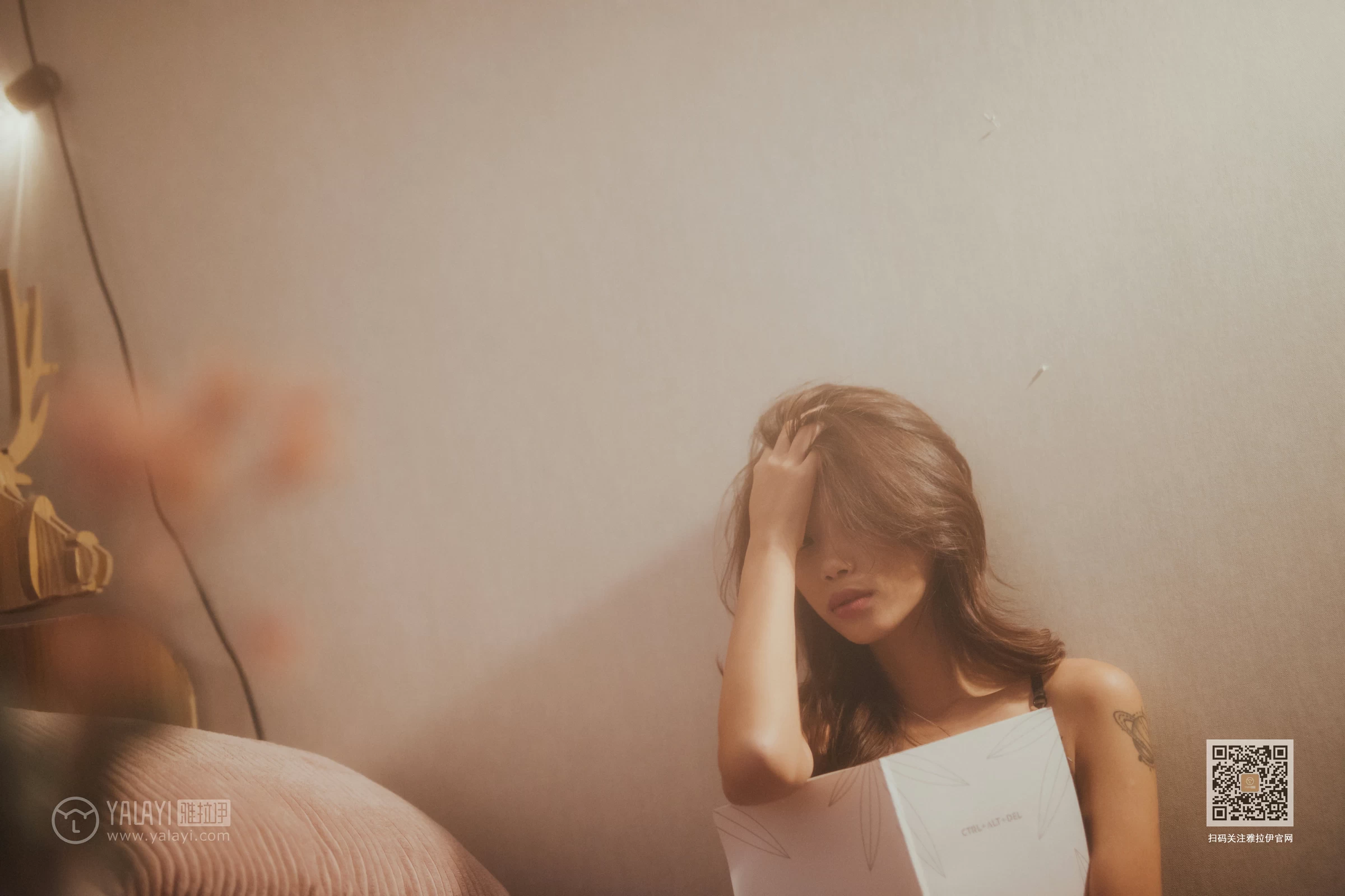 [YALAYI雅拉伊]Vol.548 梦境里的情人 静初 黑色蕾丝内衣性感私房写真集第10张