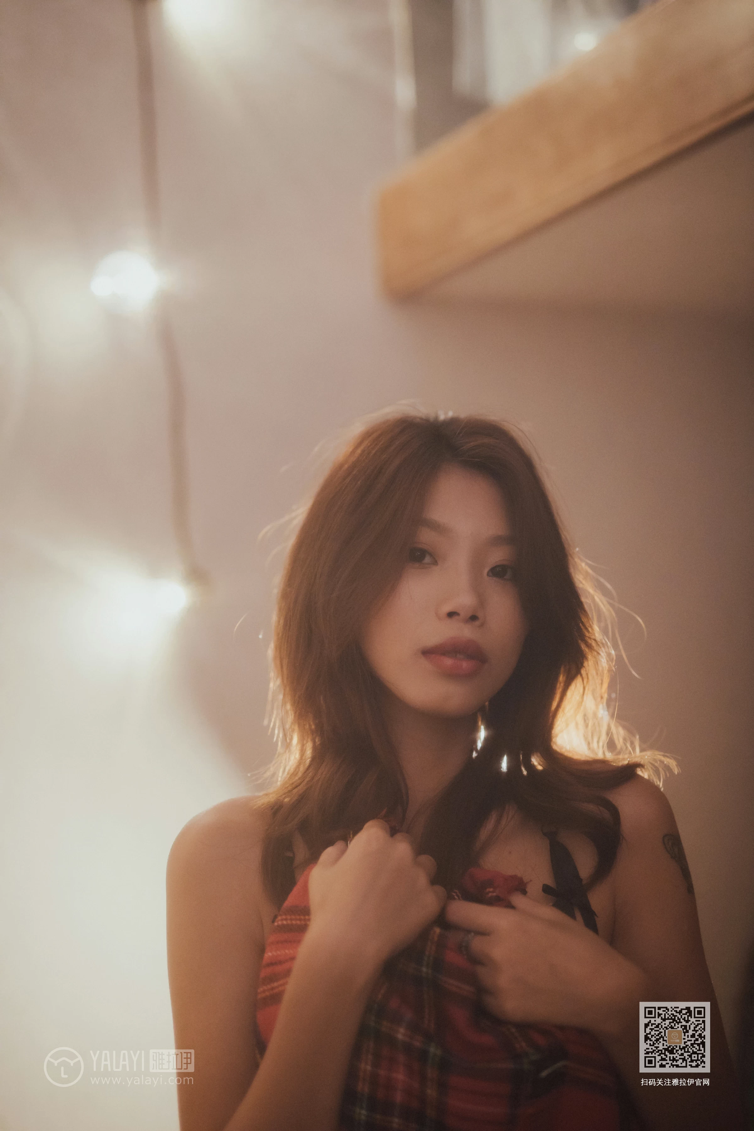 [YALAYI雅拉伊]Vol.548 梦境里的情人 静初 黑色蕾丝内衣性感私房写真集第13张