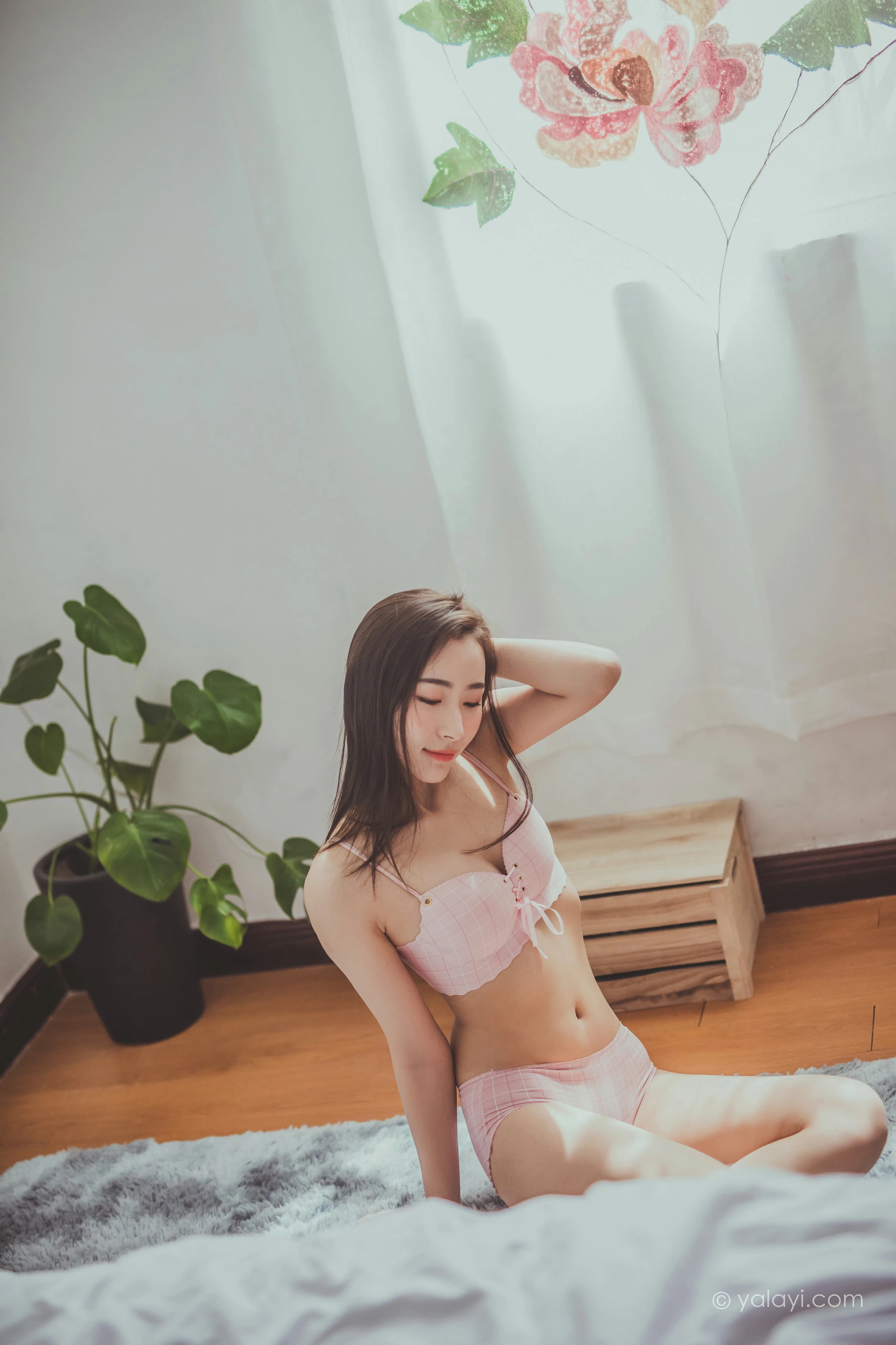 [YALAYI雅拉伊]NO.664 《相濡以沫》 海棠 粉色内衣性感私房写真集第6张