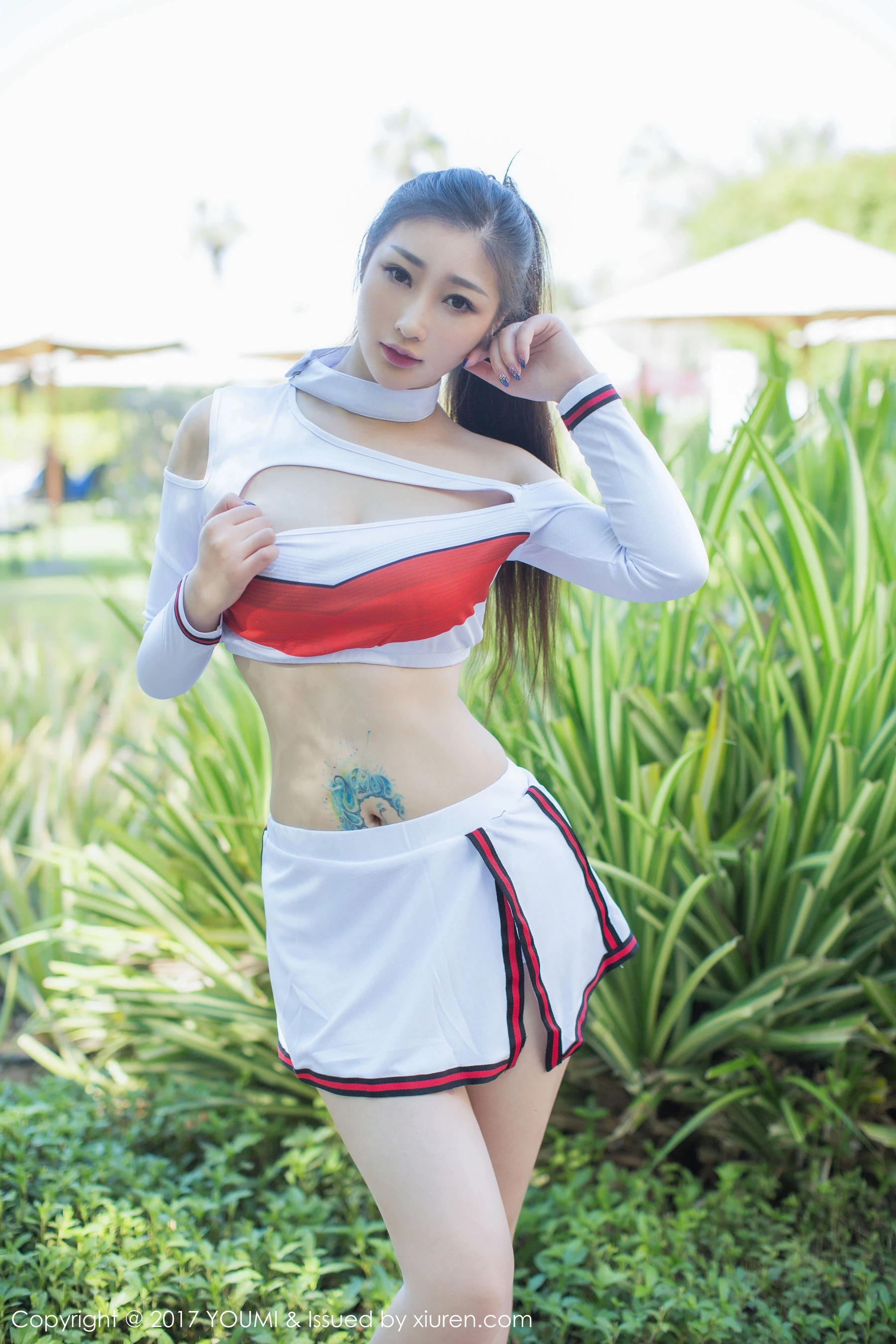 妲己_Toxic《制服+真空金属链》 尤蜜荟 VOL.090第2张