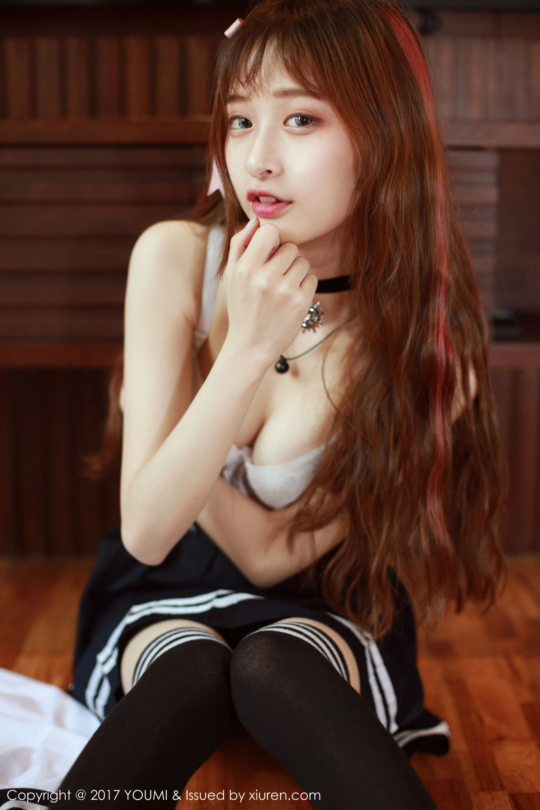 little贝壳《校服小萝莉》 尤蜜荟YouMi Vol.046第16张