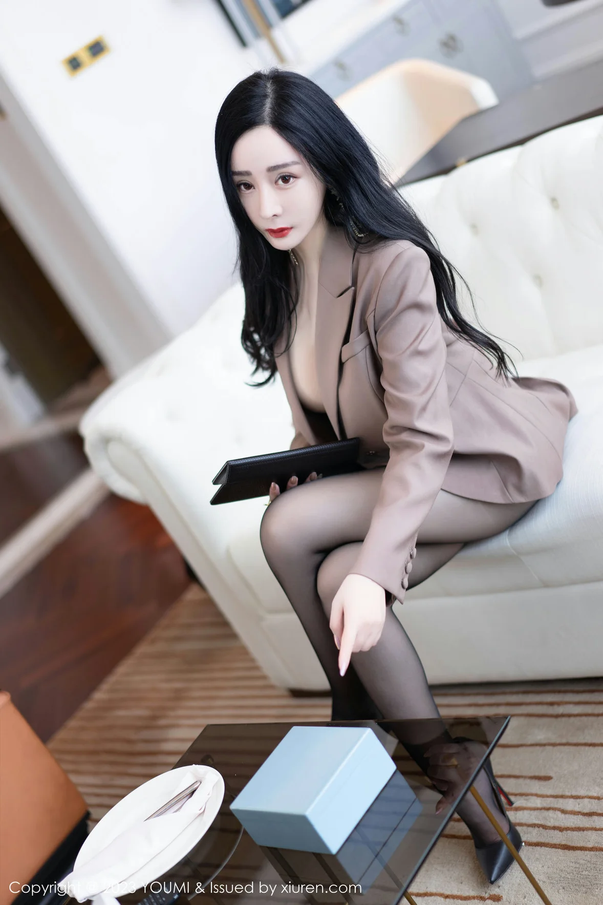  尤蜜荟 Vol.950 允爾 魅惑黑丝性感写真 [74P]第10张