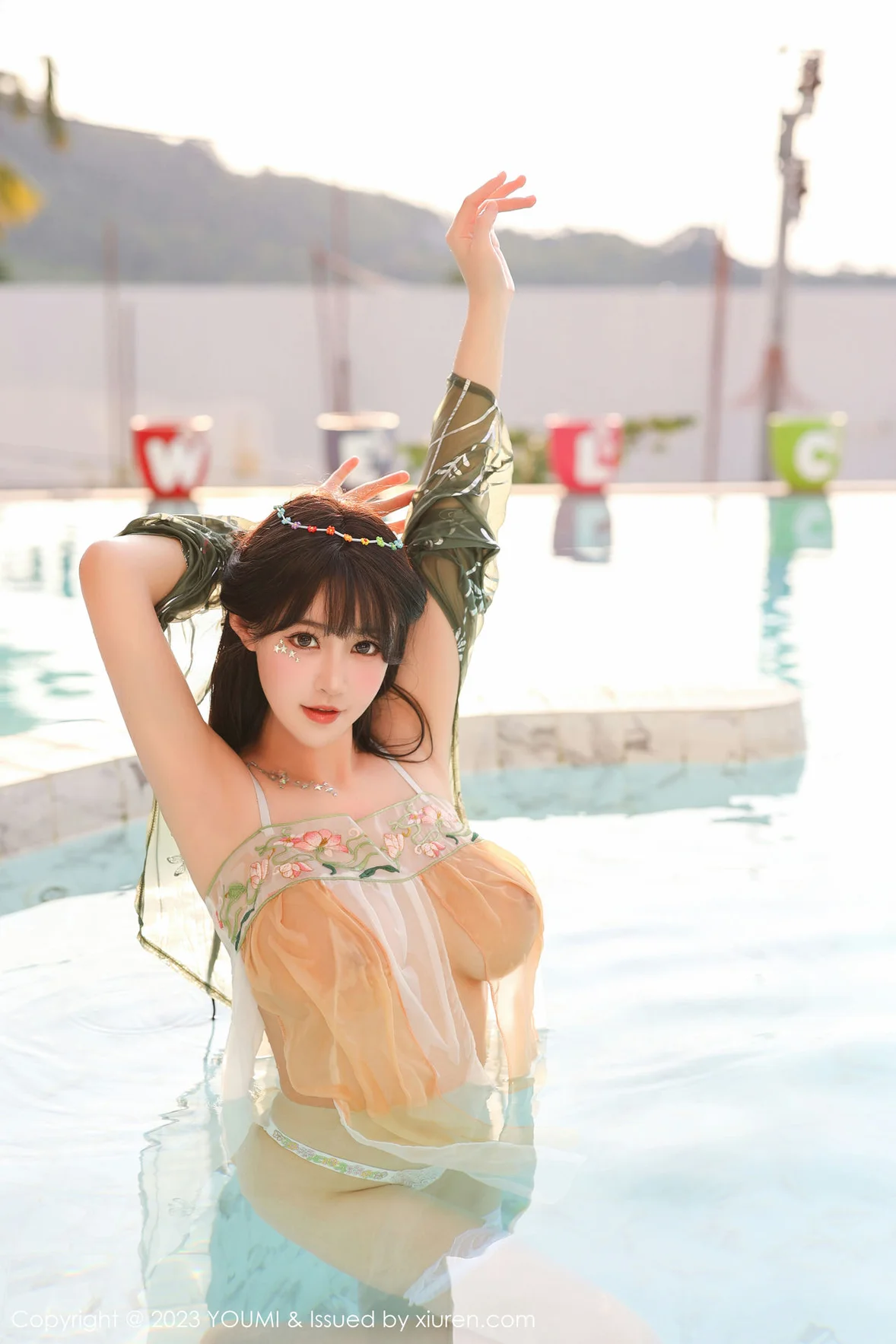  尤蜜荟 Vol.936 朱可儿Flora 白色丝袜普吉岛旅拍 [85P]第27张