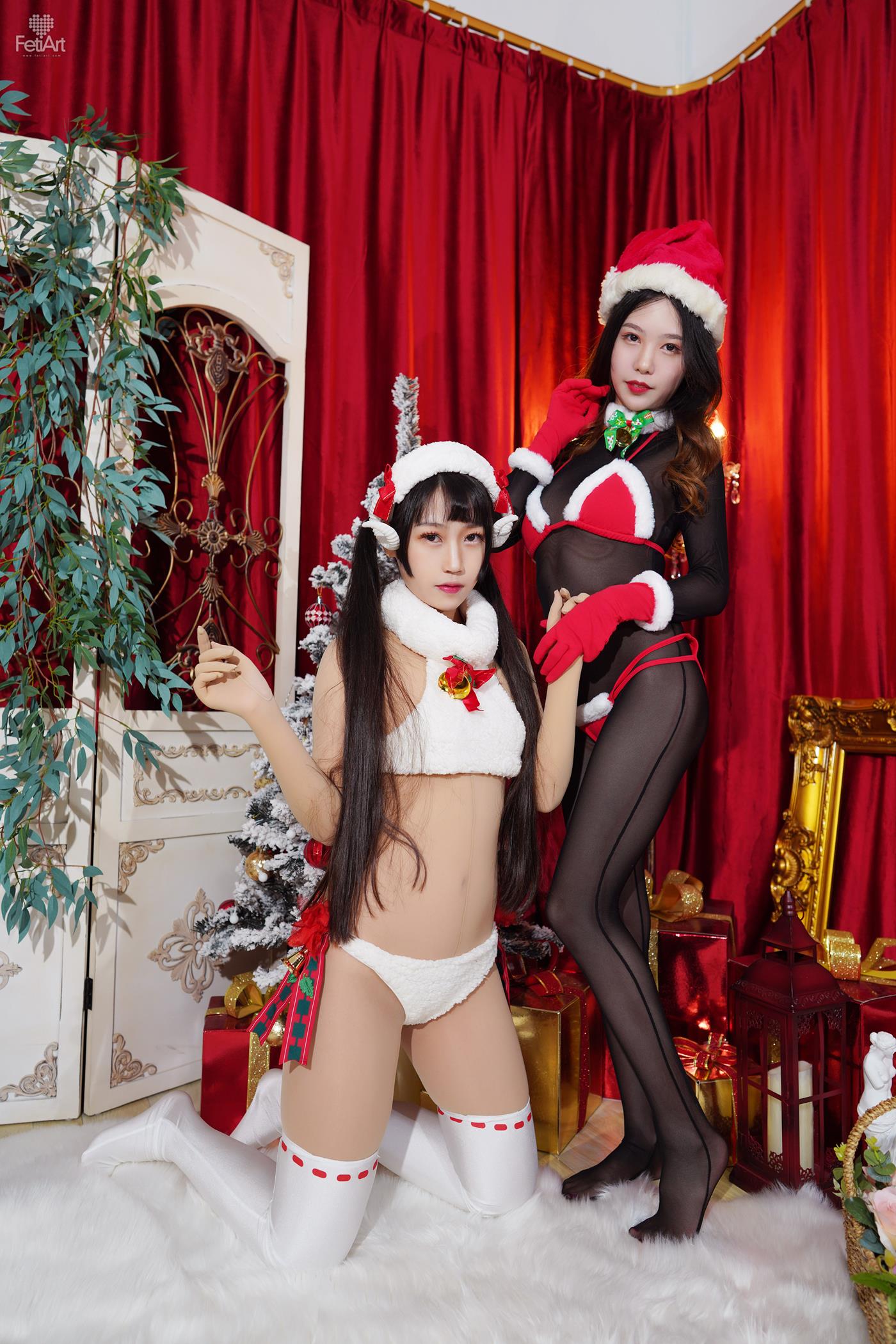 [FetiArt] NO.013 Merry Christmas 2019 Model：Moi&Daidai第1张
