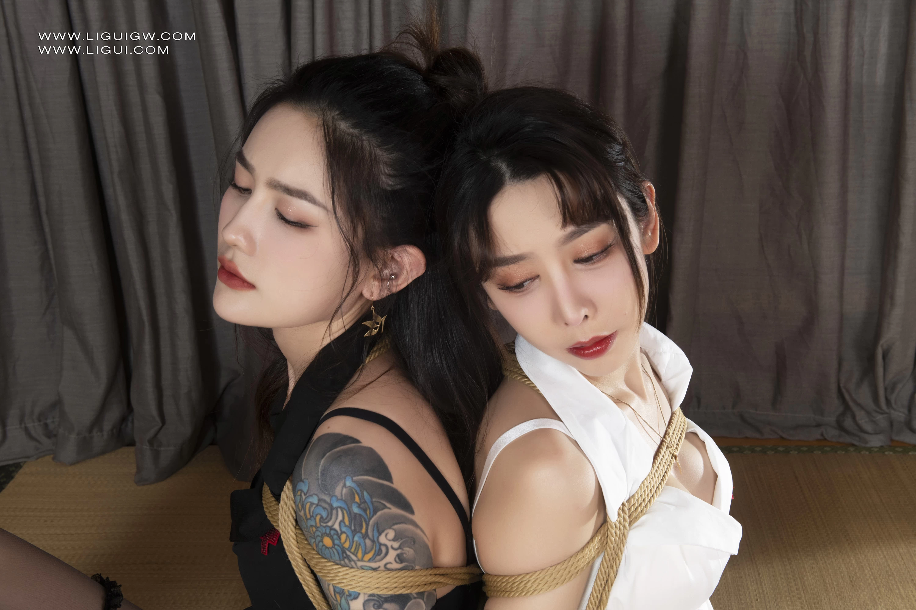 [Ligui丽柜] 2025.10.03 缚虐双生 Tuzi&Tiantian第2张