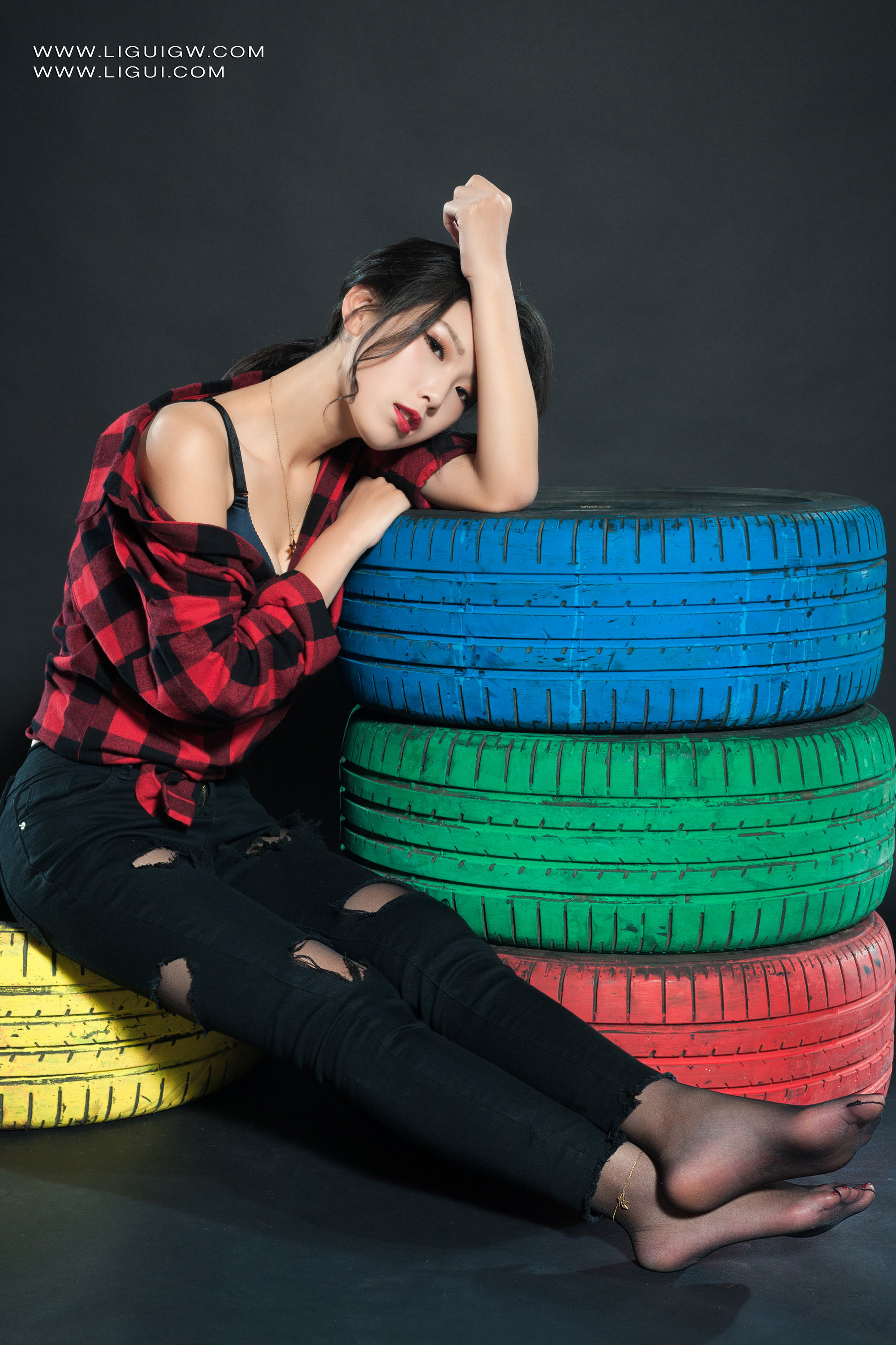 [Ligui丽柜] 2025.11.03《红与黑的激情碰撞》维拉 Weila第13张